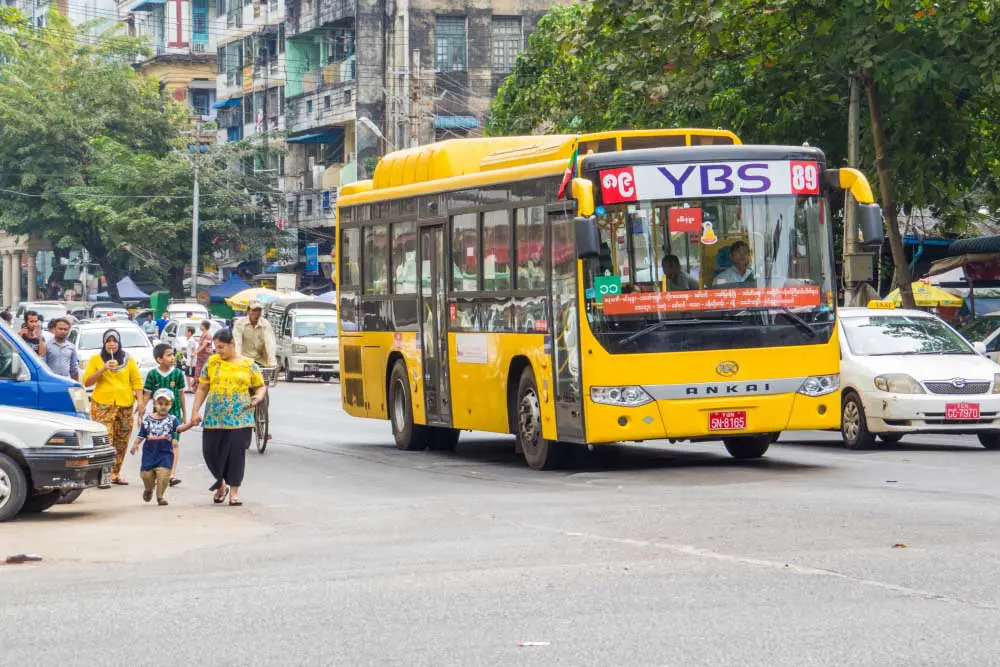 Vervoer Myanmar